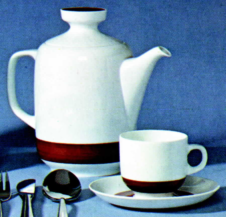 Copenhagen Coffee Pot & Lid by Hutschenreuther-1
