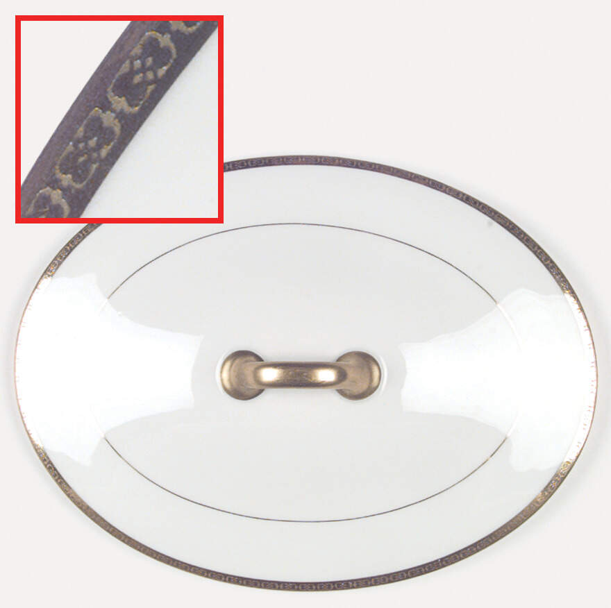 Schleiger 96A Lid for Oval Vegetable by Haviland-1