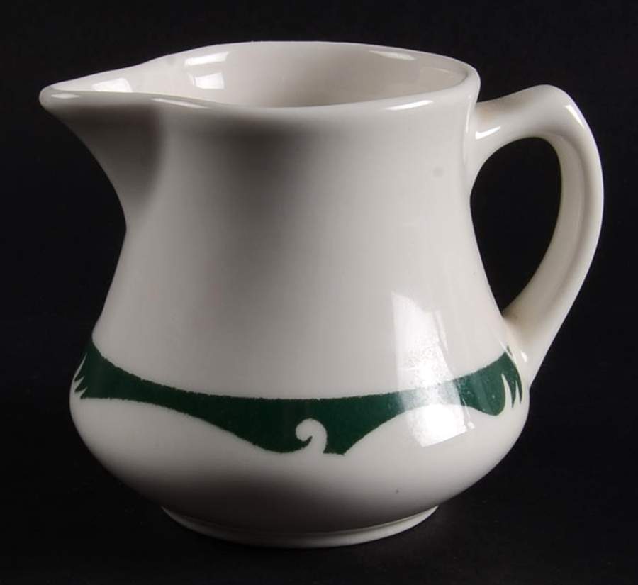 Tide Green Creamer by Homer Laughlin -1
