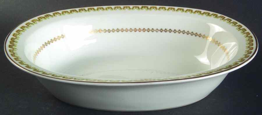 Schleiger 272-1 10" Oval Vegetable Bowl by Haviland-1
