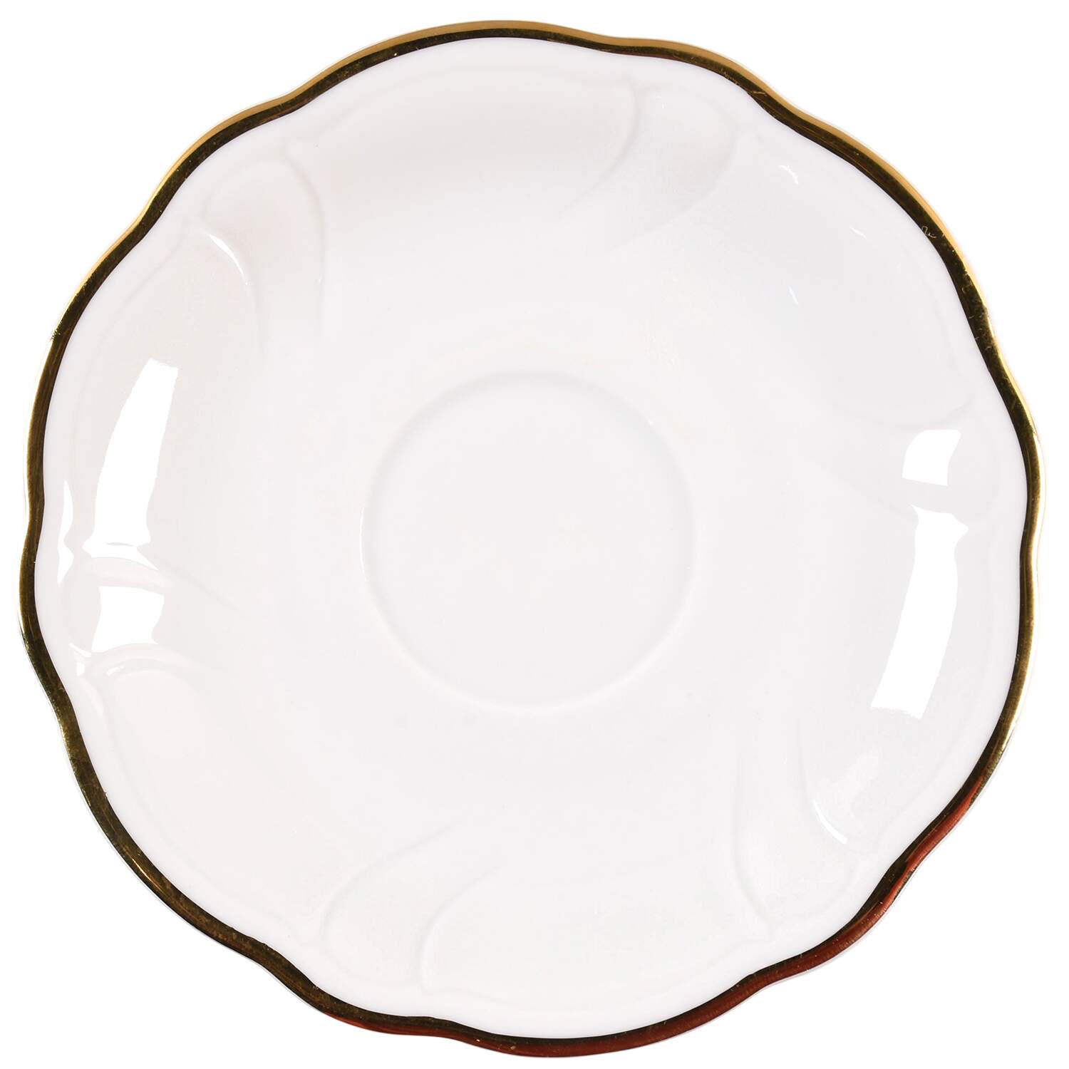 Gold Band Saucer for Demitasse Cup by Hutschenreuther-1