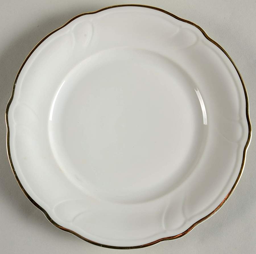 Gold Band Salad Plate by Hutschenreuther-1