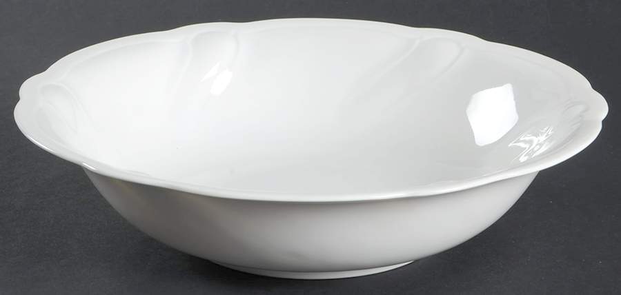 White 9" Round Vegetable Bowl by Hutschenreuther-1