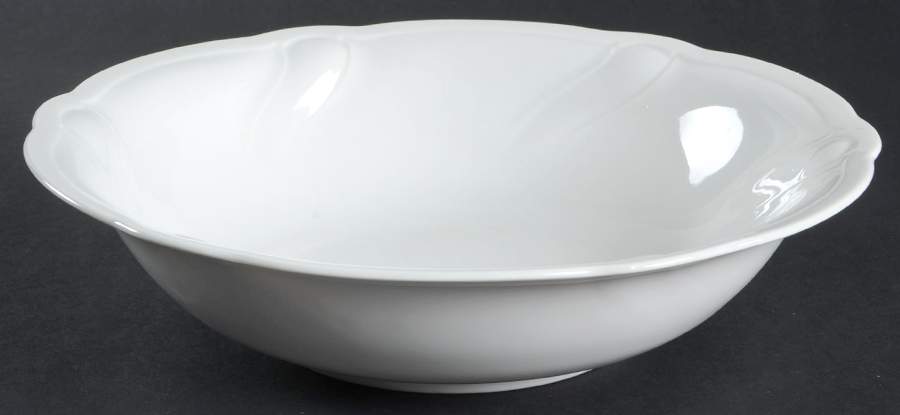 White 10" Round Vegetable Bowl by Hutschenreuther-1