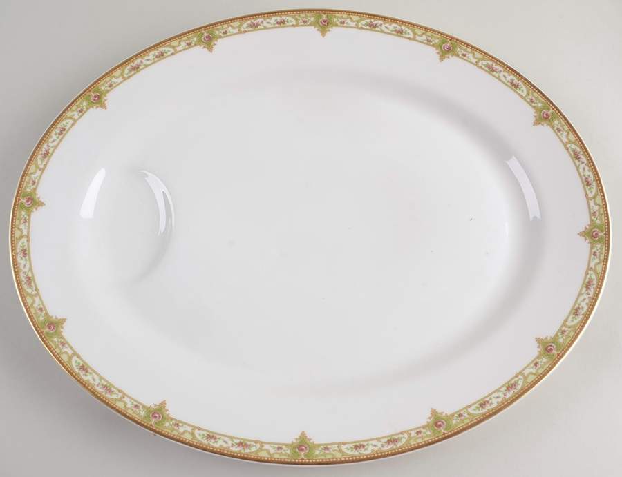 Schleiger 170-3 15" Oval Serving Platter by Haviland-1