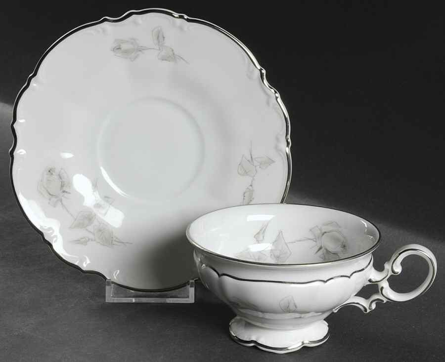 9328 Footed Cup & Saucer Set by Hutschenreuther-1