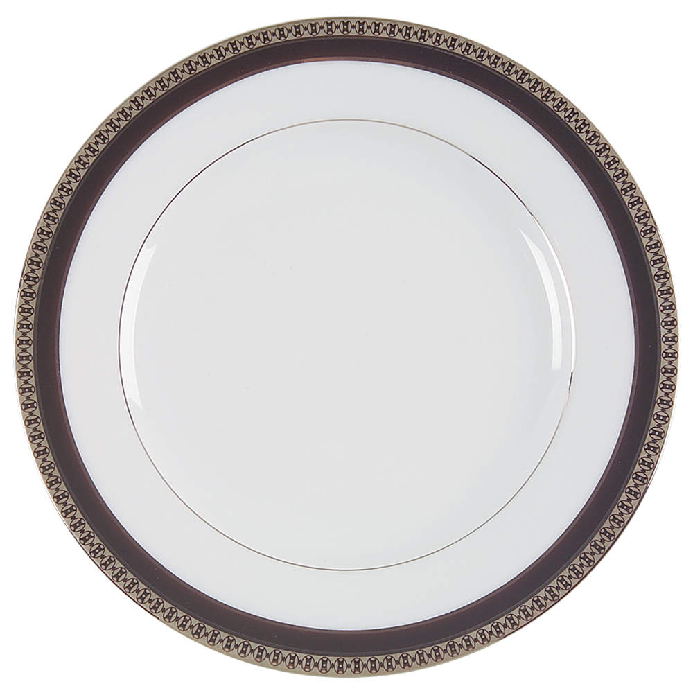 Symphonie Platinum and Black Salad Plate by Haviland-1