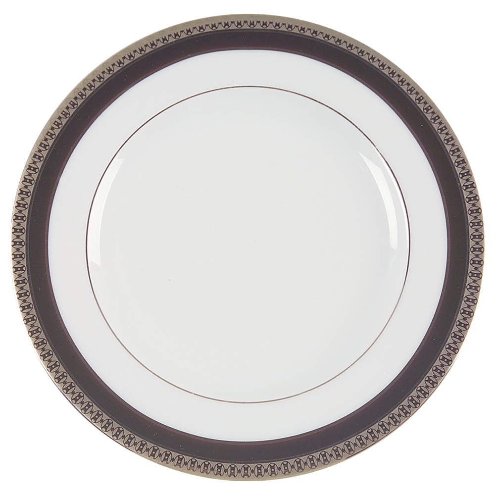 Symphonie Platinum and Black Bread & Butter Plate by Haviland-1