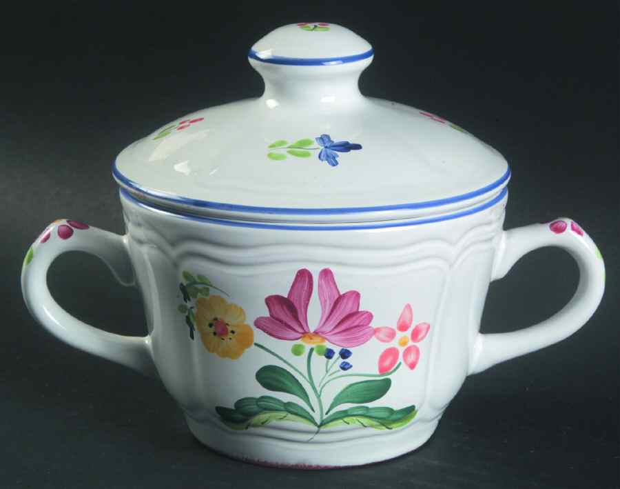 Veranda Sugar Bowl & Lid by Herend Village-1