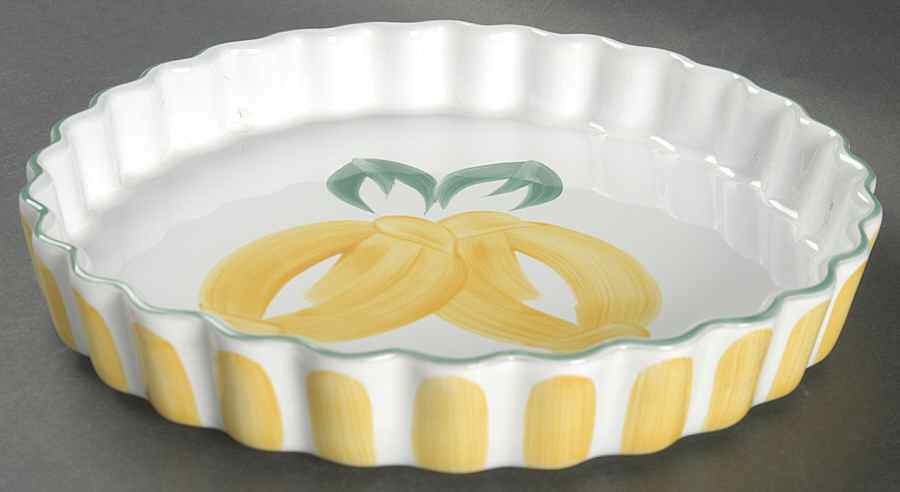 Lemonade 9" Quiche by Herend Village-1