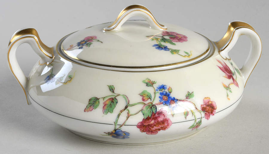 Schleiger 468-1 Sugar Bowl & Lid by Haviland-1