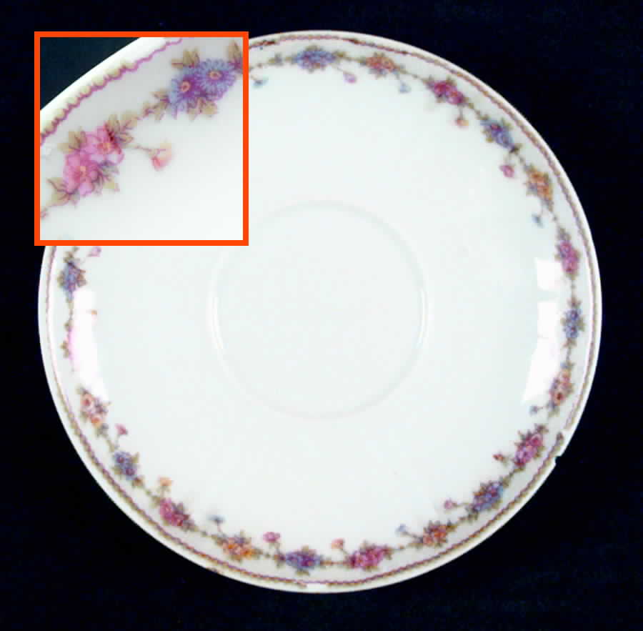 Schleiger 348 Saucer by Haviland-1
