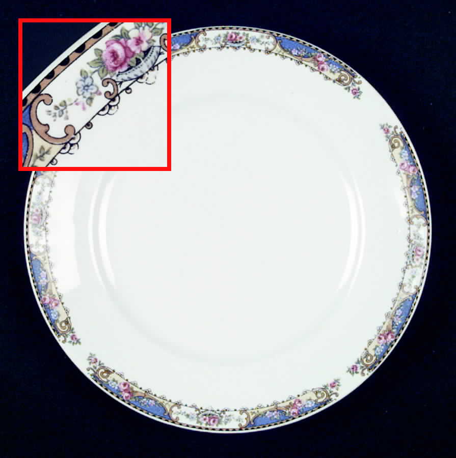 HLC779 Luncheon Plate by Homer Laughlin -1