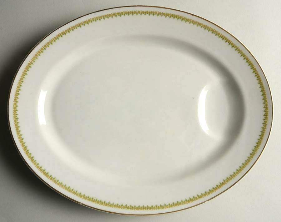 Schleiger 620 13" Oval Serving Platter by Haviland-1