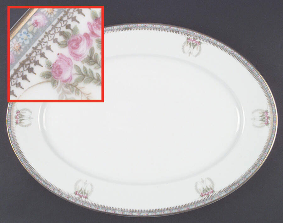 HUT655 15" Oval Serving Platter by Hutschenreuther-1