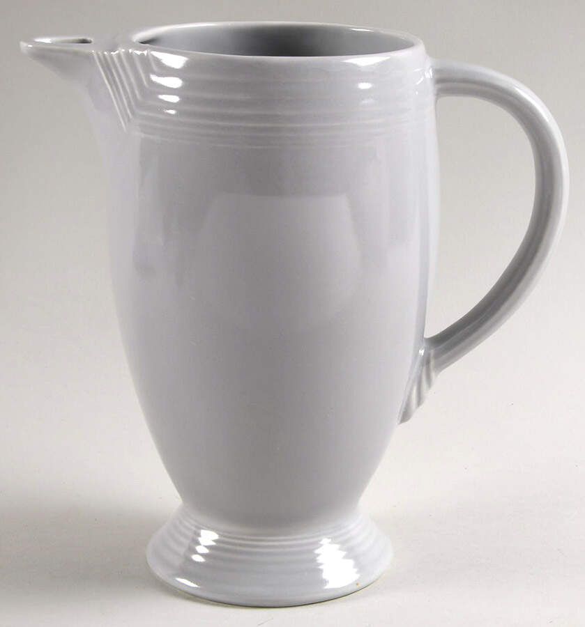 Fiesta Gray (Pearl) (Intro 1999) Coffee Pot No Lid by Homer Laughlin -1
