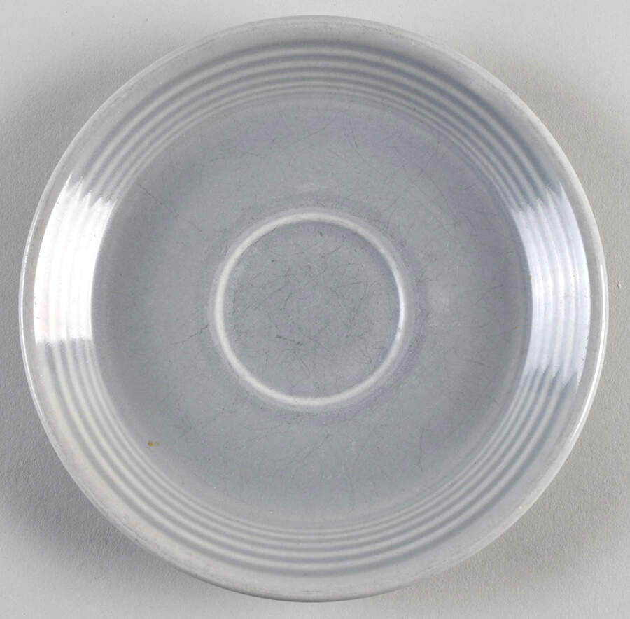 Fiesta Gray (Pearl) (Intro 1999) Saucer by Homer Laughlin -1