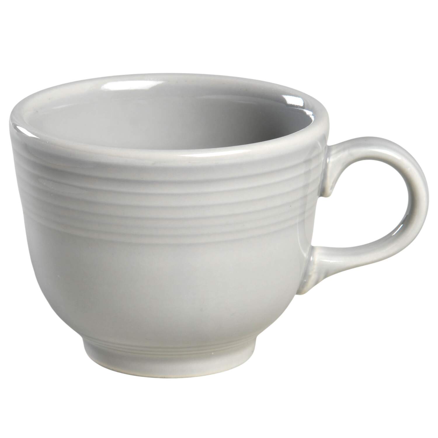 Fiesta Gray (Pearl) (Intro 1999) Flat Cup by Homer Laughlin -1
