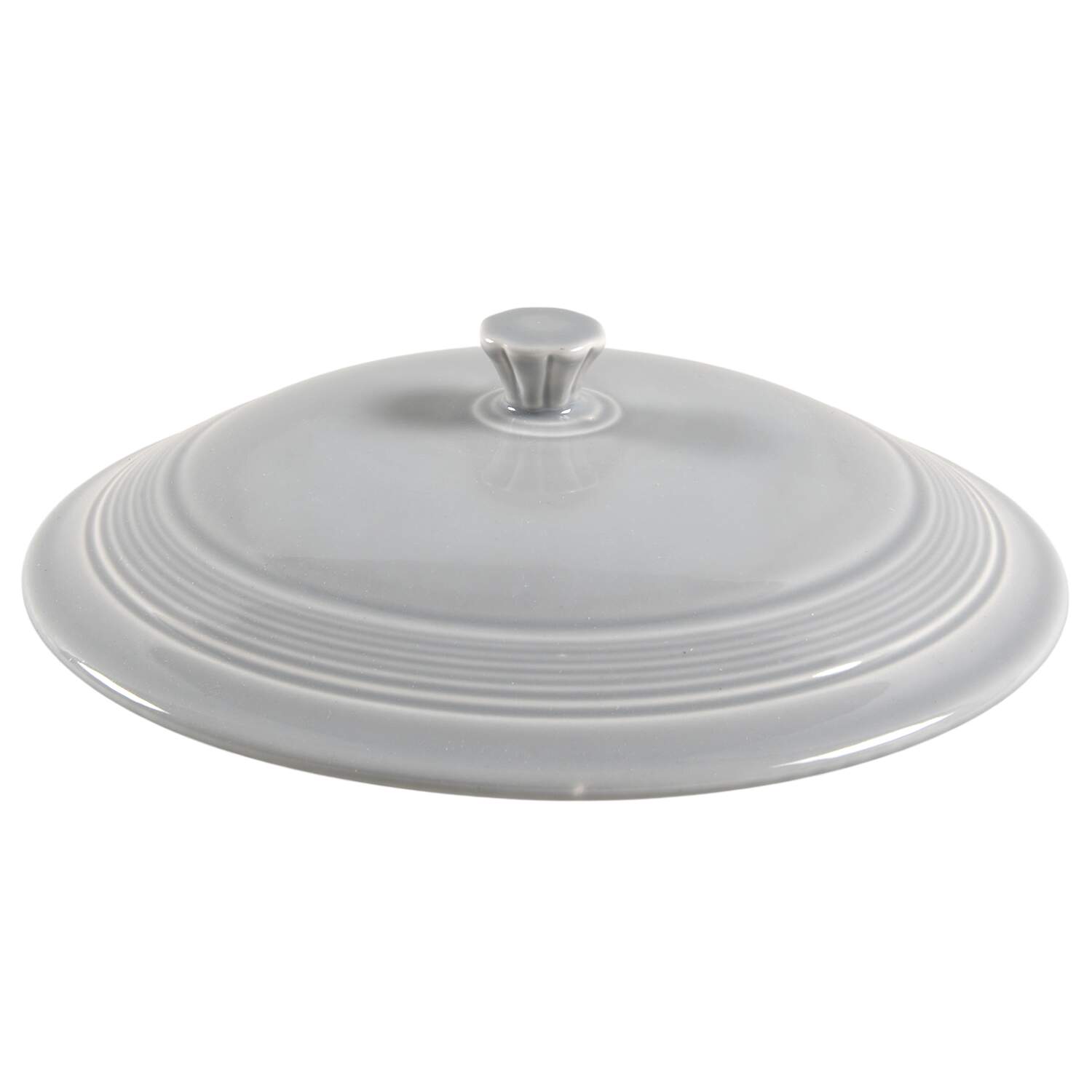 Fiesta Gray (Pearl) (Intro 1999) Lid for 2 Qt Round Covered Casserole by Homer Laughlin -1