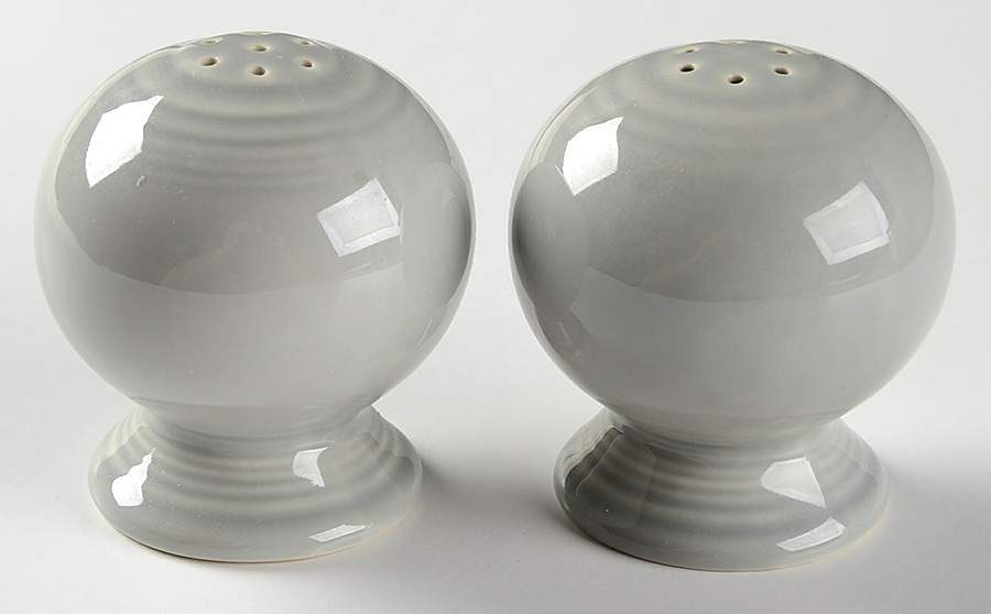 Fiesta Gray (Pearl) (Intro 1999) Salt & Pepper Set by Homer Laughlin -1