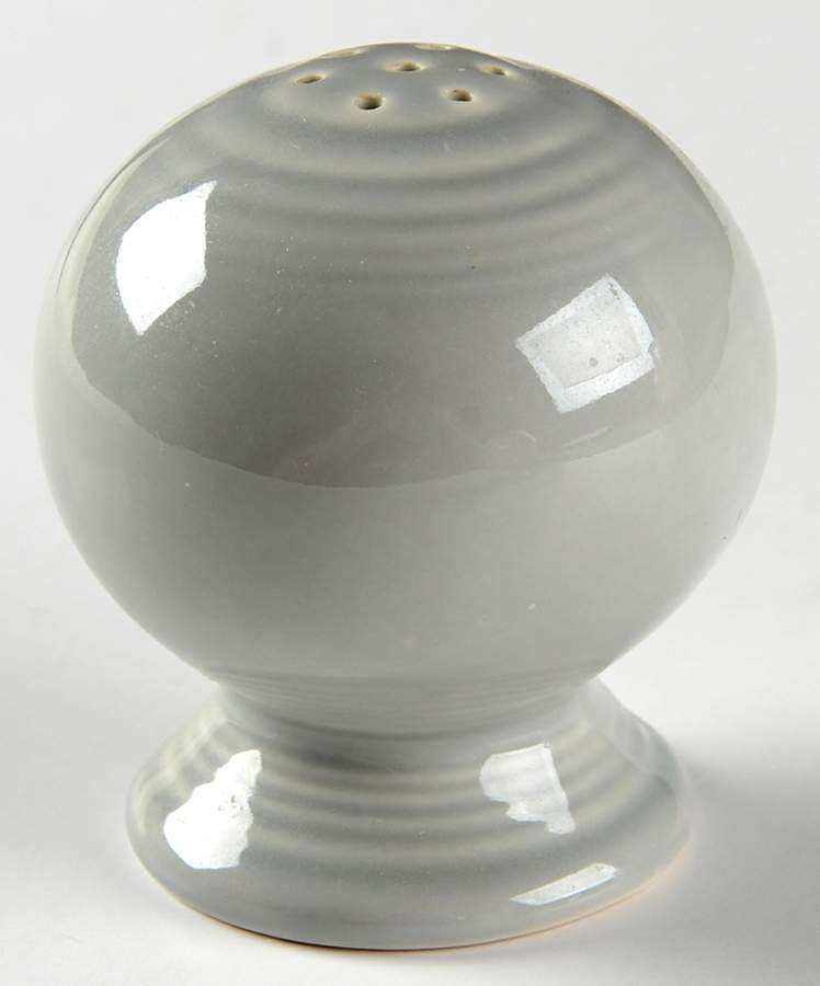 Fiesta Gray (Pearl) (Intro 1999) Pepper Shaker by Homer Laughlin -1