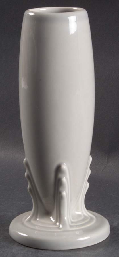Fiesta Gray (Pearl) (Intro 1999) 6" Bud Vase by Homer Laughlin -1