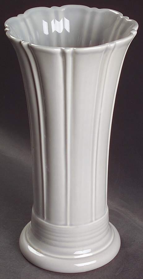 Fiesta Gray (Pearl) (Intro 1999) 9" Flared Vase by Homer Laughlin -1