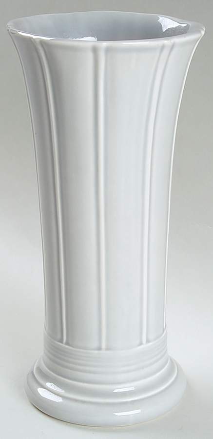 Fiesta Gray (Pearl) (Intro 1999) 7" Flared Vase by Homer Laughlin -1