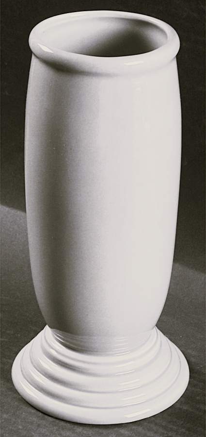 Fiesta Gray (Pearl) (Intro 1999) 9" Vase by Homer Laughlin -1