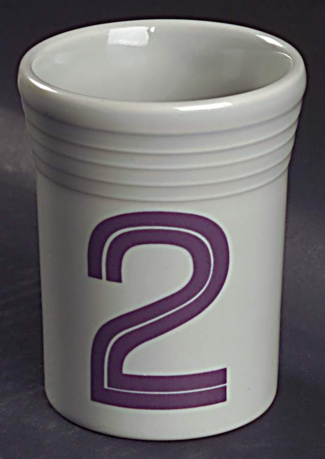 Fiesta Gray (Pearl) (Intro 1999) 6 Oz Tumbler by Homer Laughlin -1