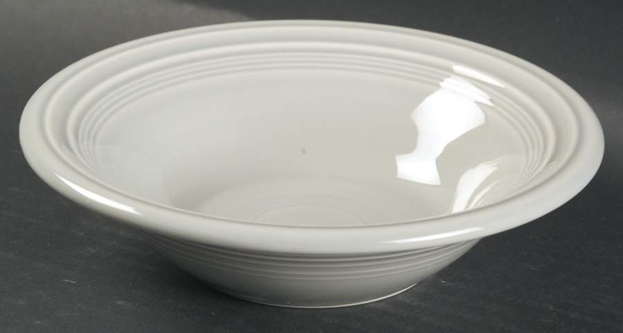 Fiesta Gray (Pearl) (Intro 1999) Stacking Bowl by Homer Laughlin -1