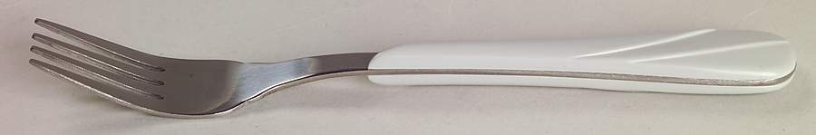 Fiesta Gray (Pearl) (Intro 1999) Individual Salad Fork by Homer Laughlin -1