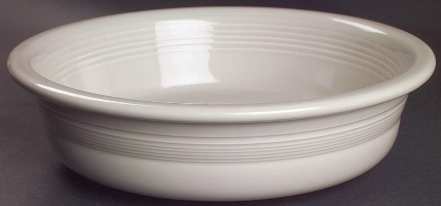 Fiesta Gray (Pearl) (Intro 1999) 10" Large Salad Serving Bowl by Homer Laughlin -1