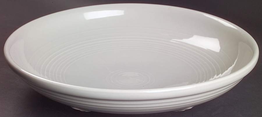 Fiesta Gray (Pearl) (Intro 1999) 11" Presentation Bowl by Homer Laughlin -1