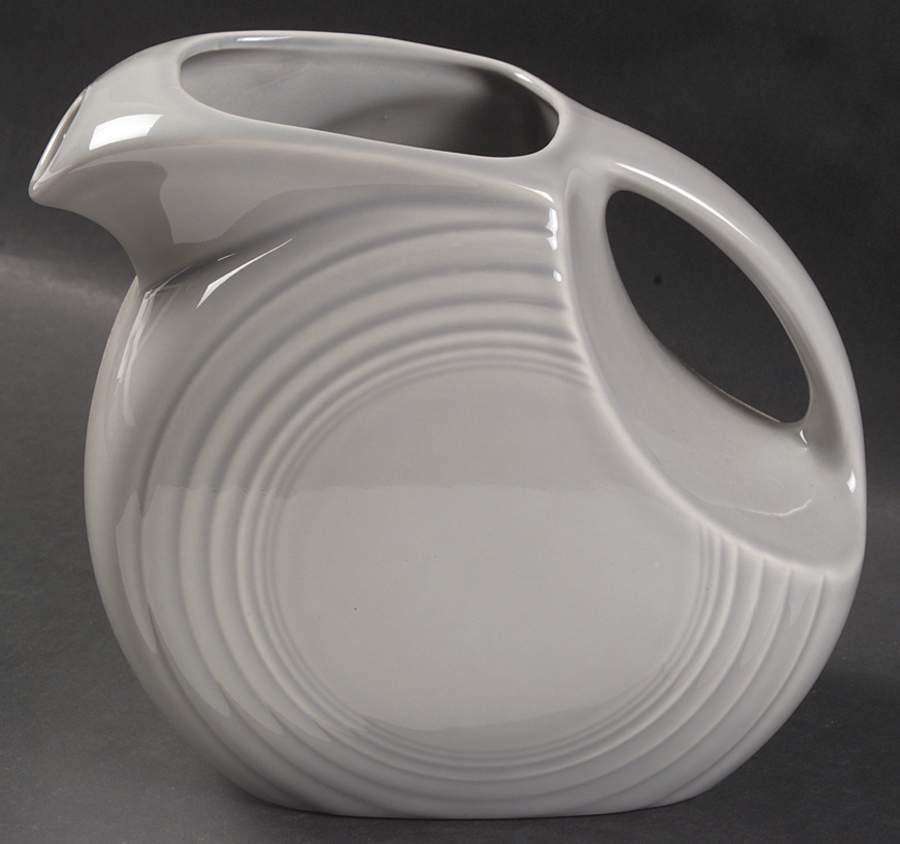 Fiesta Gray (Pearl) (Intro 1999) 64 Oz Pitcher by Homer Laughlin -1