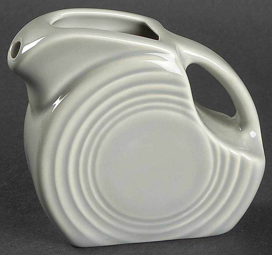 Fiesta Gray (Pearl) (Intro 1999) 4 Oz Pitcher by Homer Laughlin -1