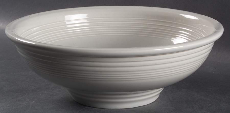 Fiesta Gray (Pearl) (Intro 1999) Pedestal Bowl by Homer Laughlin -1