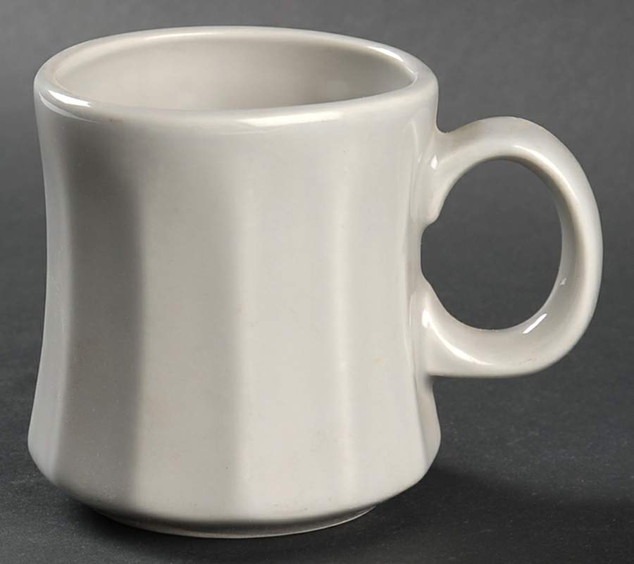 Fiesta Gray (Pearl) (Intro 1999) Tower Mug by Homer Laughlin -1