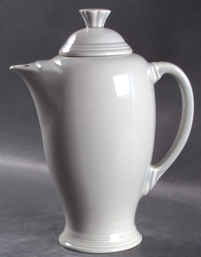 Fiesta Gray (Pearl) (Intro 1999) Coffee Pot & Lid by Homer Laughlin -1