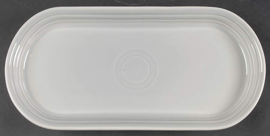 Fiesta Gray (Pearl) (Intro 1999) Bread Tray by Homer Laughlin -1