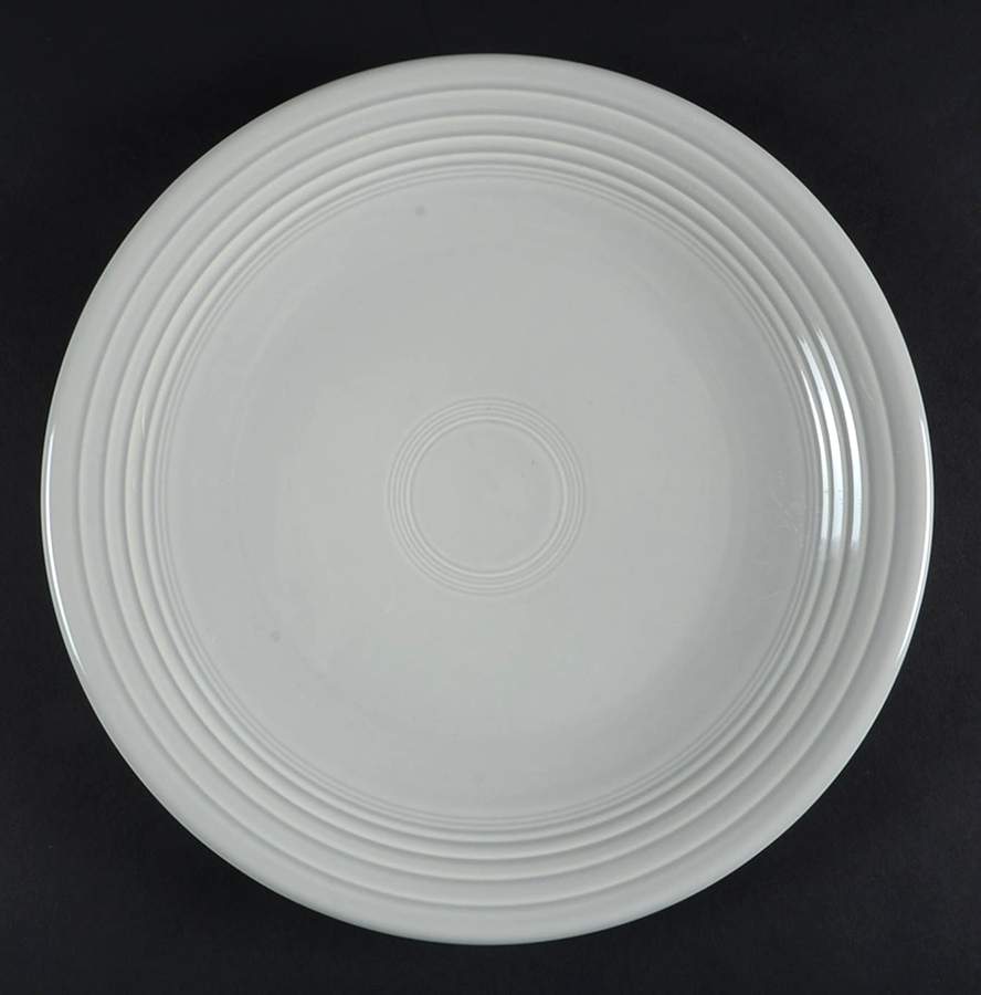 Fiesta Gray (Pearl) (Intro 1999) 11" Chop Plate (Round Platter) by Homer Laughlin -1