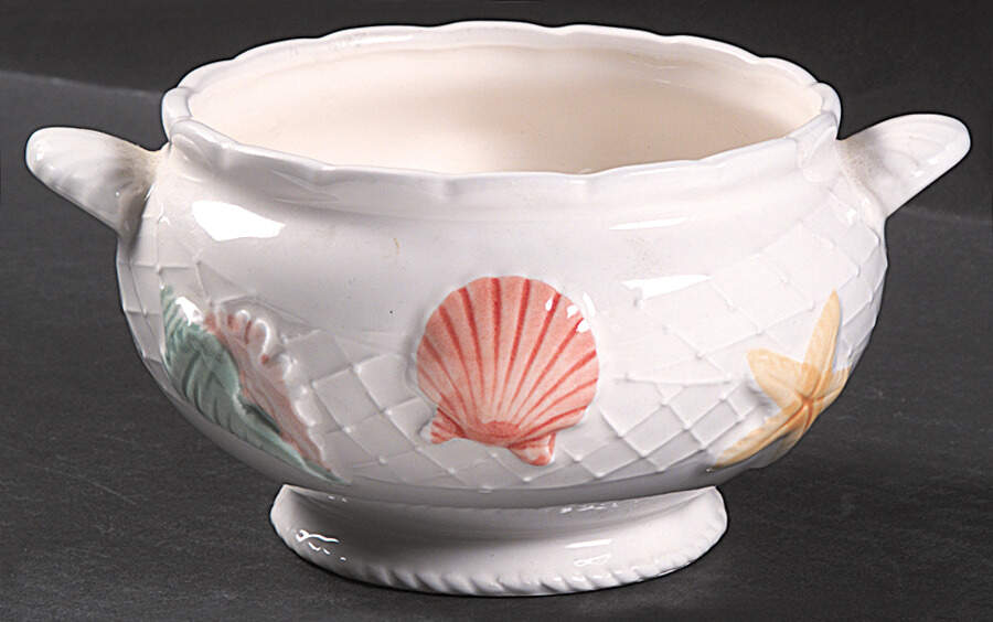 Sea Catch Lugged Chowder Bowl by Himark-1