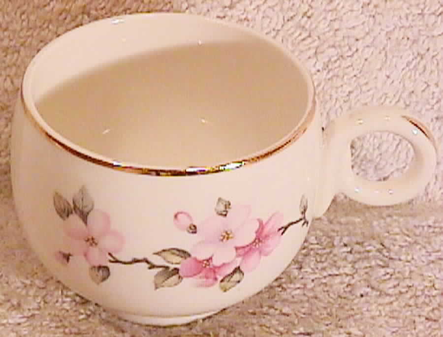 Apple Blossom Footed Cup by Homer Laughlin -1