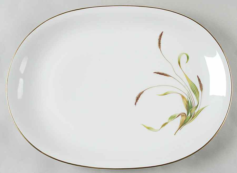 Plantain 14" Oval Serving Platter by Heinrich - H&C-1