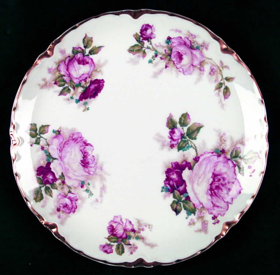 Schleiger 257C Coupe Luncheon Plate by Haviland-1