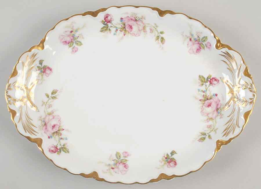 Schleiger 257C 13" Oval Serving Platter by Haviland-1