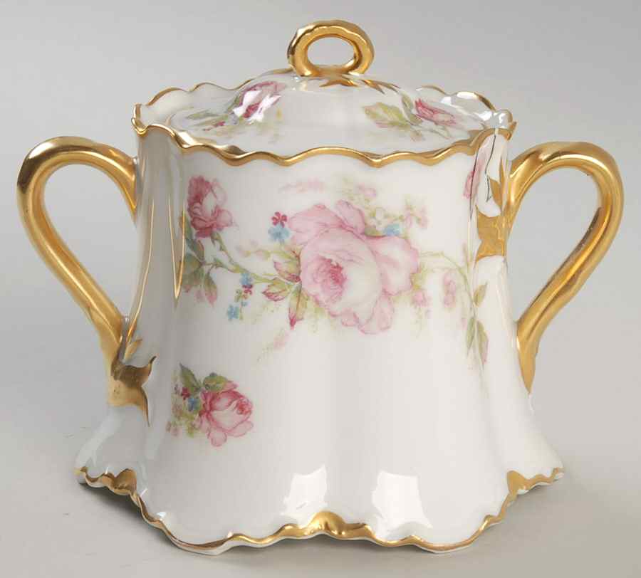 Schleiger 257C Sugar Bowl & Lid by Haviland-1