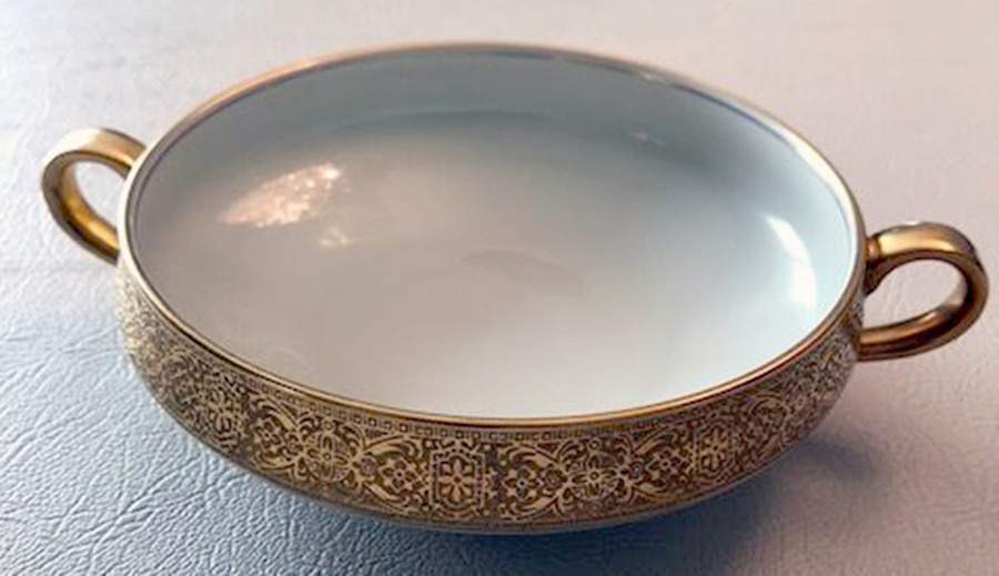 H782 Flat Cream Soup Bowl by Haviland-1