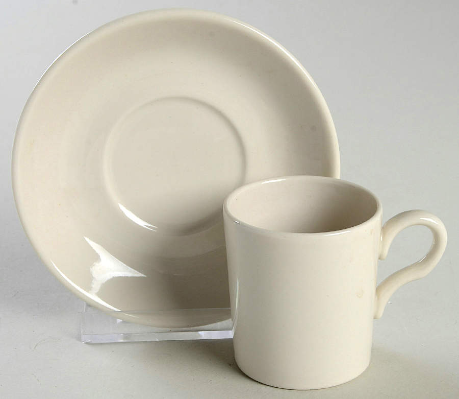 HLC934 Flat Demitasse Cup & Saucer Set by Homer Laughlin -1