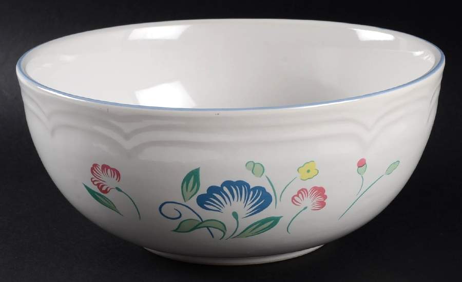 Floral Expressions (Japan, No Center) 8" Mixing Bowl by Hearthside-1
